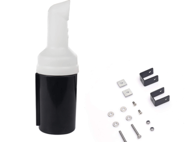 NOKINS Golf Cart No-Drilling Sand Bottle for EZGO Club Car Yamaha, Divot Filler Sand Bottle Assembly with Rattle Proof Holder for Golf Carts(Set of 1)