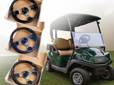 Steering Wheel for Club Car EZGO Yamaha i40 i40L etc Universal Most Golf Carts (adapter is not included）