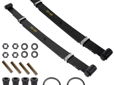 4-Leaf Rear Leaf Spring for Club Car Precedent Heavy Duty Gas & Electric 2004-Up Nokins with Bushing Kit Fits Golf Cart CCP, 2-Pack