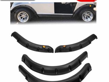 On Sale:Nokins Fender Flare for Club Car DS 1993-UP Gas/Electric Golf Cart Front and Rear Block The Splashing Sludge. Rigid Molded Plastic with Stainless Steel Screws (Set of 4pcs)