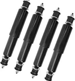 NOKINS Golf Cart Front and Rear Shock absorbers for EZGO TXT1994 Upper air or Electric Golf cart- Set of 4, Replace OEM No. 70248-G01, 76418-G01, 70324-G01,Nivel Part #5006