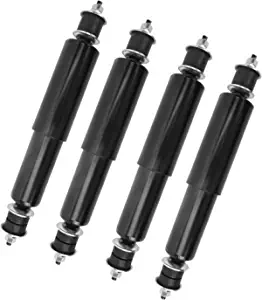 NOKINS Golf Cart Front and Rear Shock absorbers for EZGO TXT1994 Upper air or Electric Golf cart- Set of 4, Replace OEM No. 70248-G01, 76418-G01, 70324-G01,Nivel Part #5006