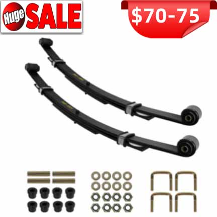 3-Leaf Rear Leaf Spring Kit for Ezgo TXT Heavy Duty（Set of 2）Golf Cart Free Shipping