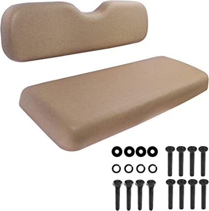 NOKINS Universal Rear Replacement Cushions For Golf Cart Rear Seat, Golf Cart Back Flip Seat Cushion Fits Most EZGO, Club Car, YAMAHA Carts
