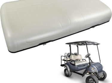 Front Seat Bottom Cushion Fit Yamaha G29/Drive 2007-2016 for Golf Cart Accessories Including NOKINS Replacement Front Seat Bottom Cushion (Oyster Gray）