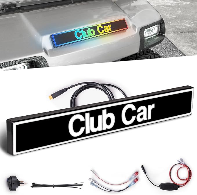 NOKINS Front Name Plate for Club Car DS Golf Cart